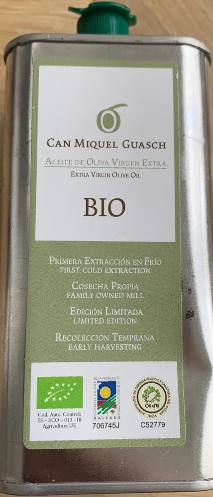 Aceite de oliva virgen extra