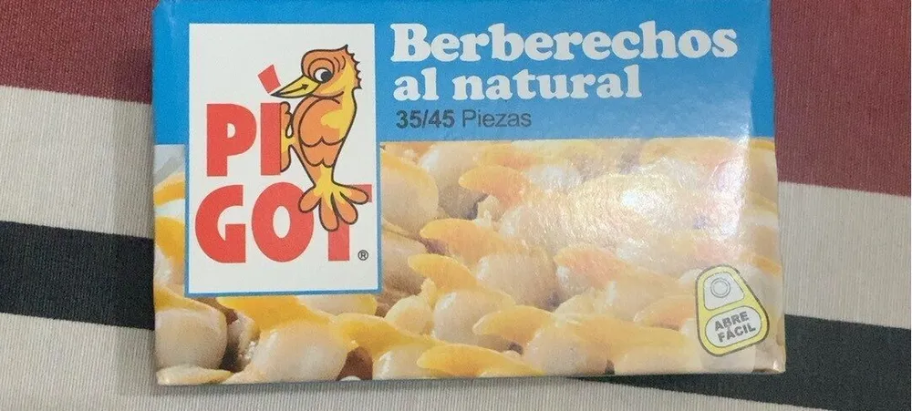 Berberechos al natural 35/45