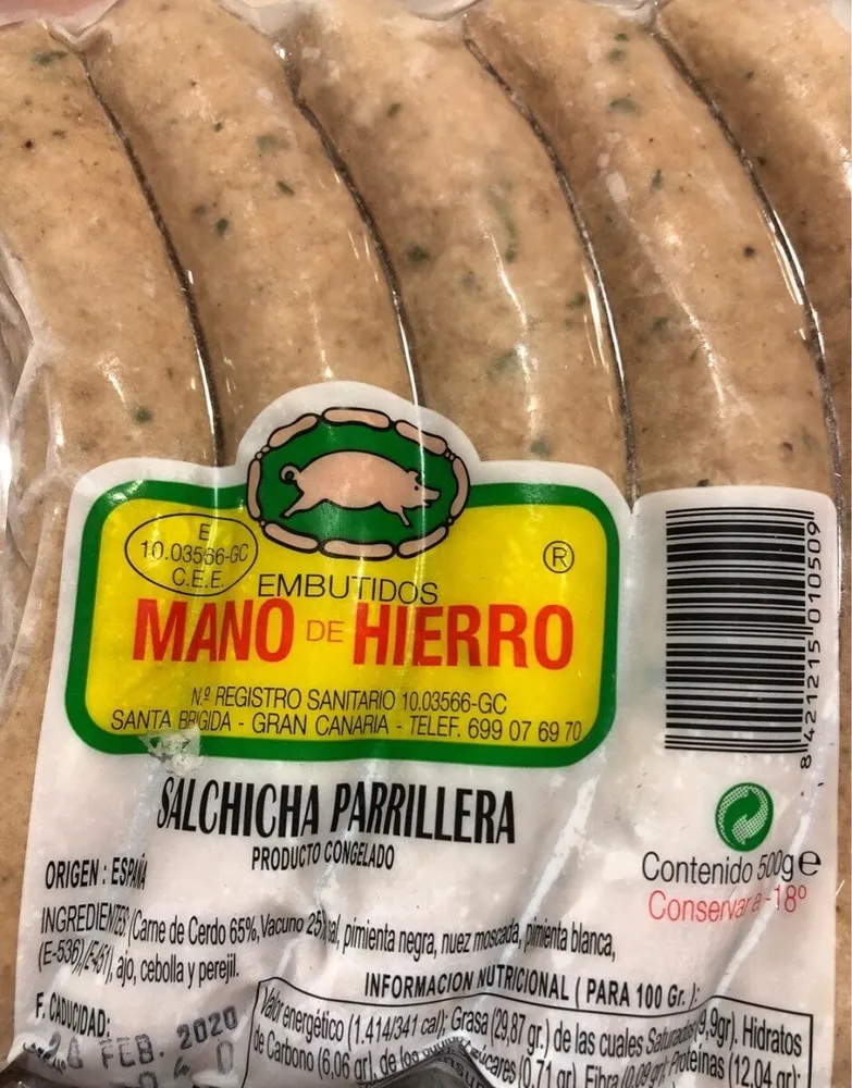 Salchicha Parrillera