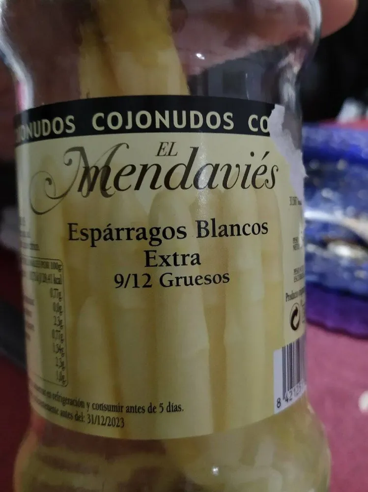 Esparragos blancos extra gruesos
