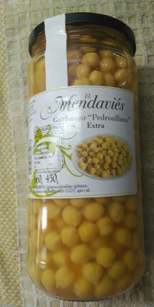 El mendaviés. Garbanzo Pedrosillano extra