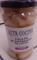 Tallos de espárragos blancos