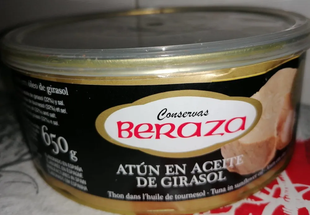 Atún de aceite de girasol