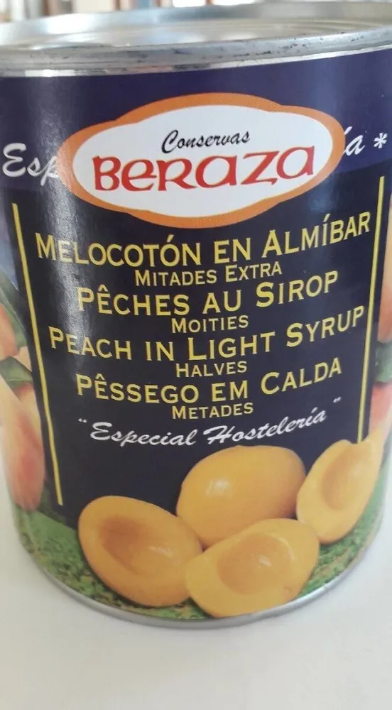 Melocoton en almibar