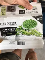 Guisantes al natural