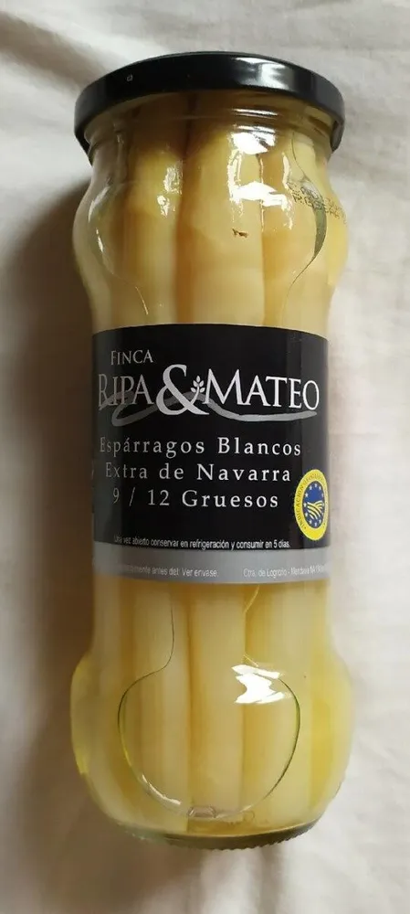 Espárragos blancos extra de Navarra