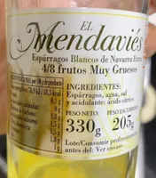 Esparragos blancos de Navarra Extra