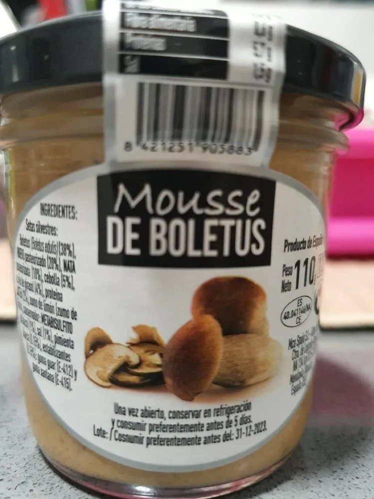 Mousse de boletus