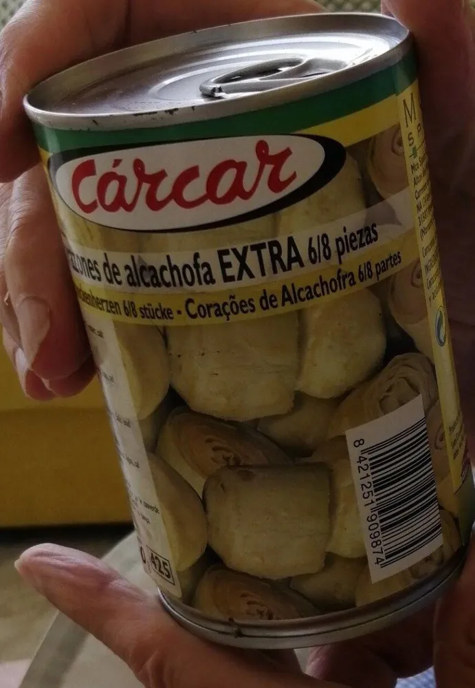 Corazones de alcachofas