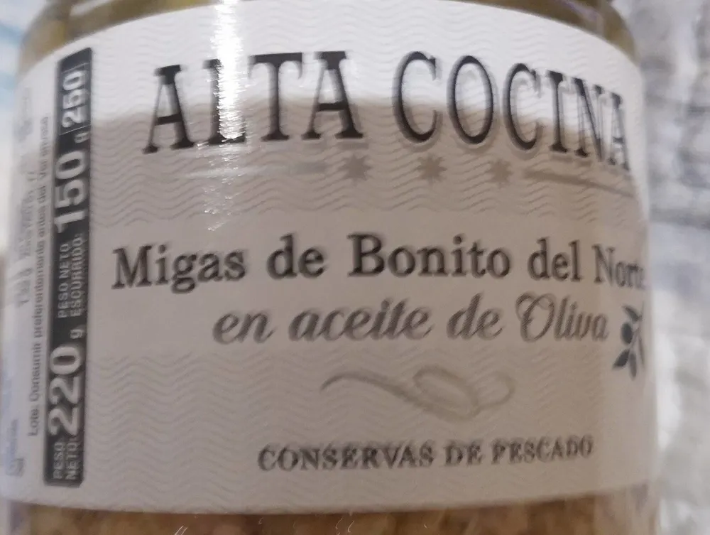 Migas bonito del norte