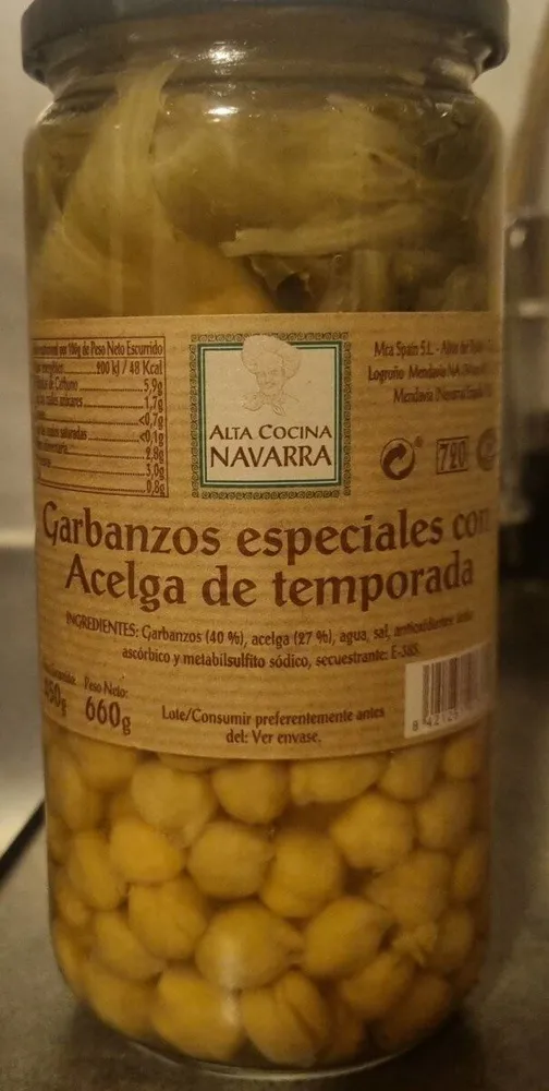 Garbanzos especiales