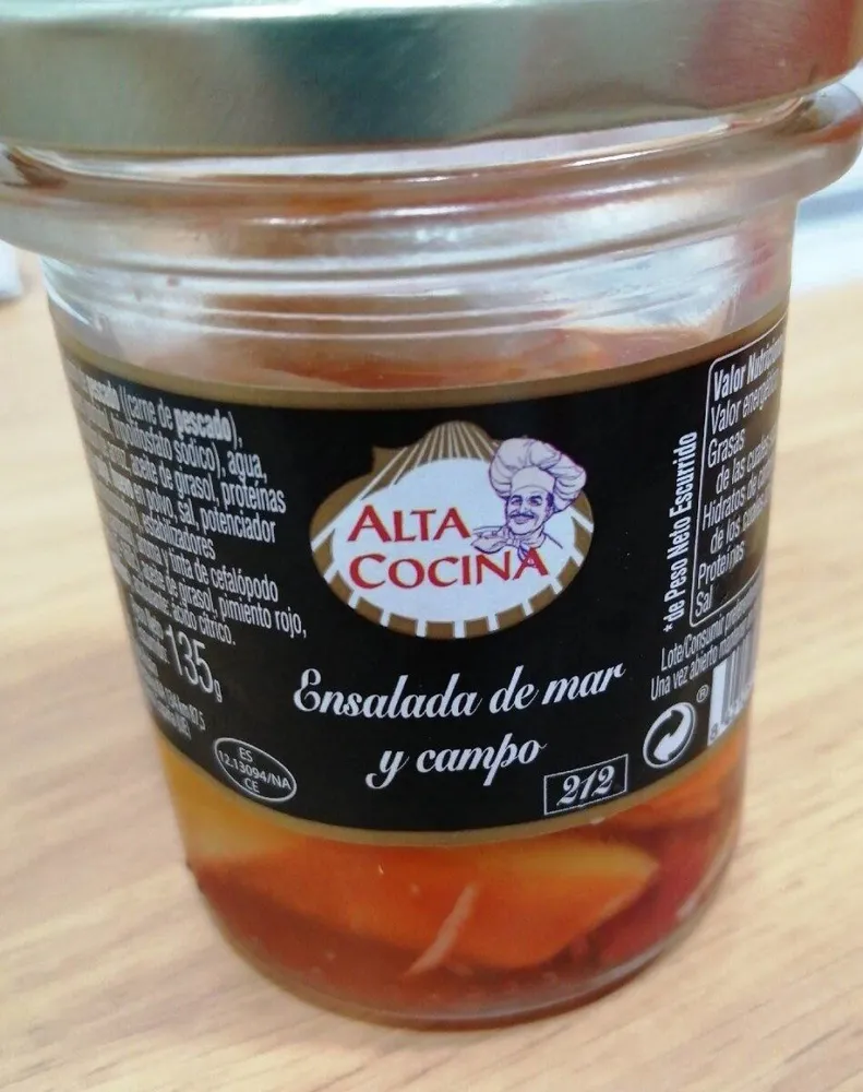 Ensalada de mar y campo