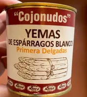 Yemas de esparragos blancos