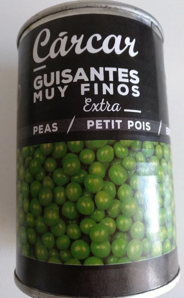 Guisantes muy finos