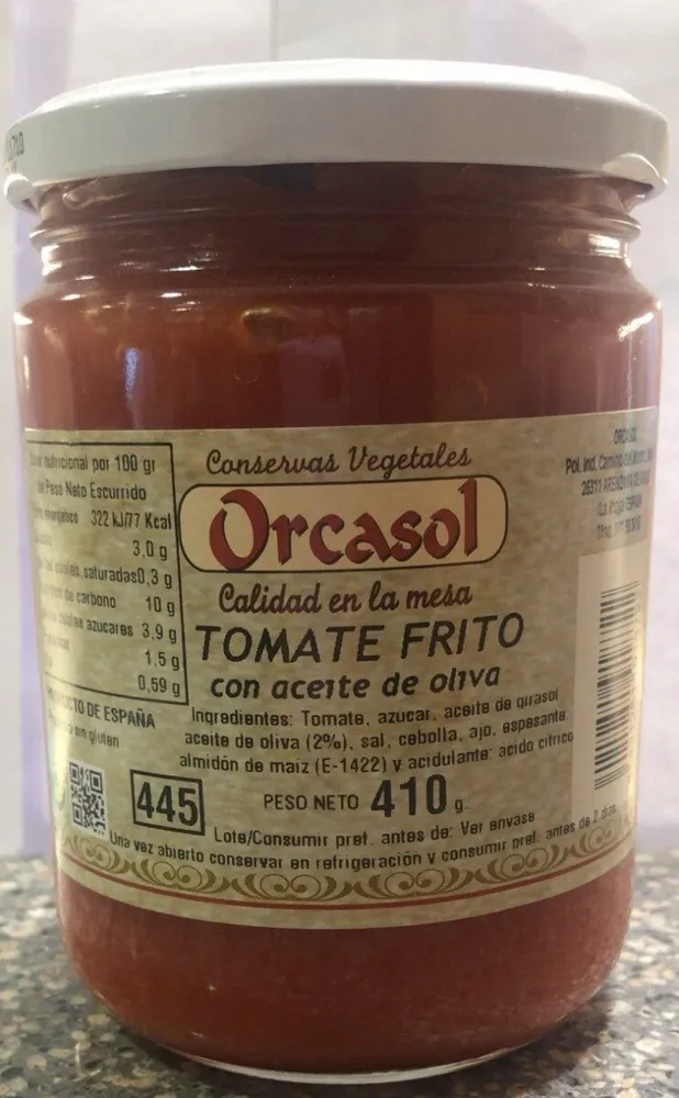 TOMATE FRITO CON ACEITE DE OLIVA