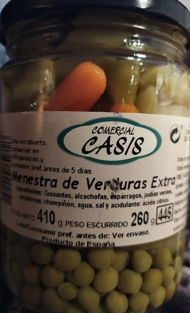Menestra verduras