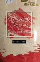 Chocolate negro 70% a la naranja