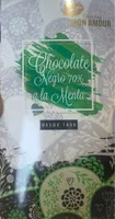 Chocolate negro con menta