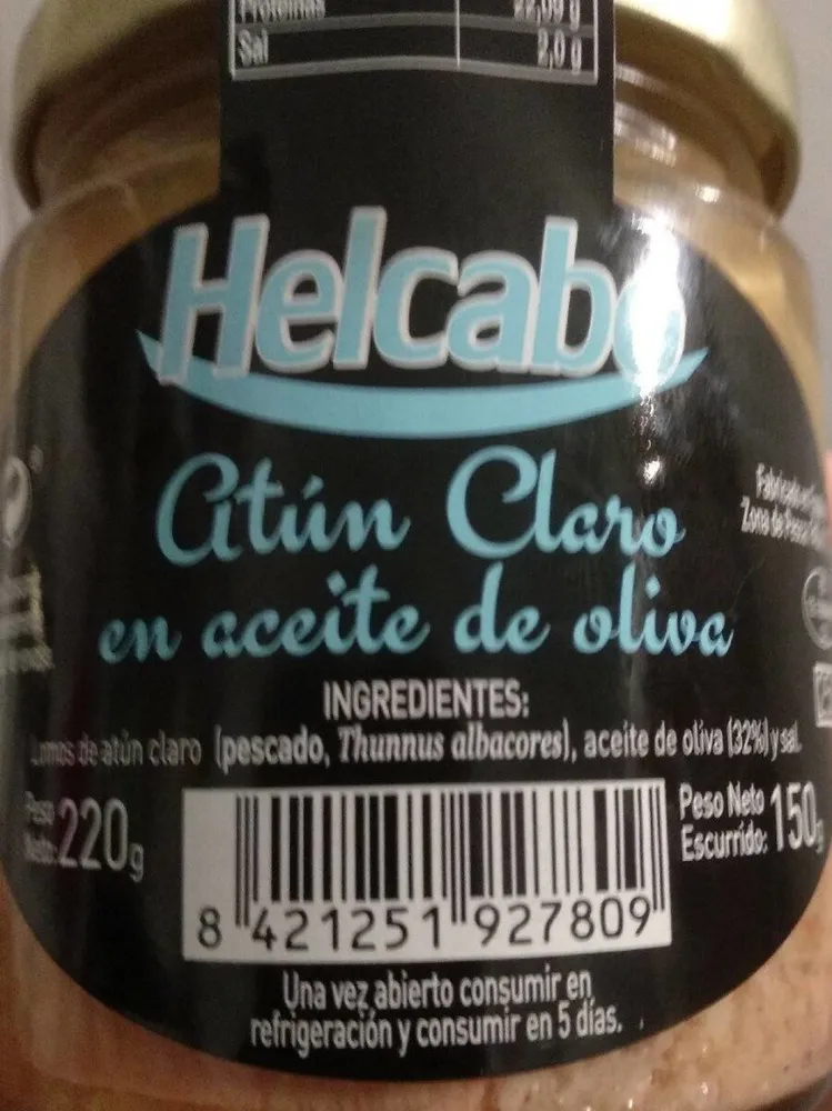 Atún claro en aceite de oliva