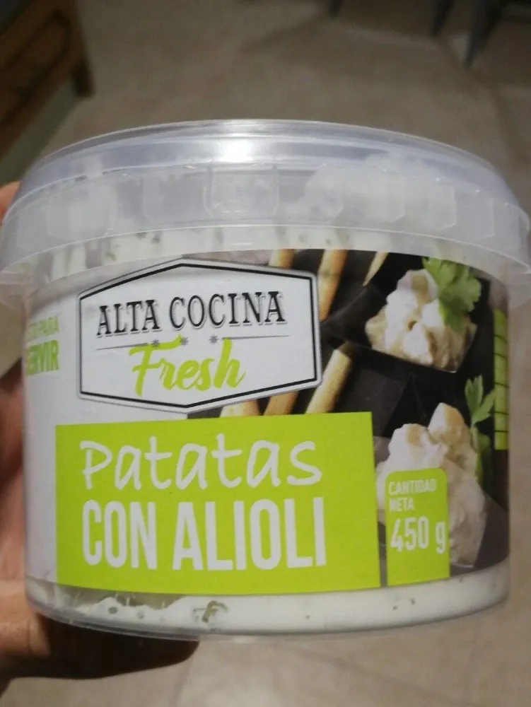 Patatas con alioli