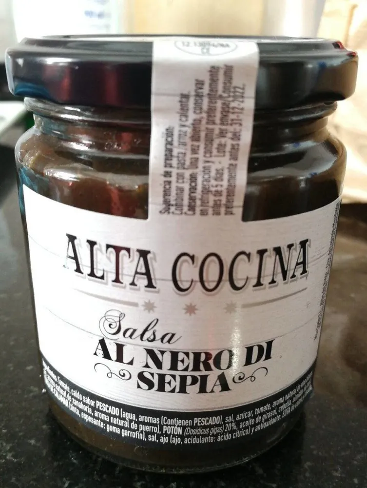 Salsa al nero di sepia