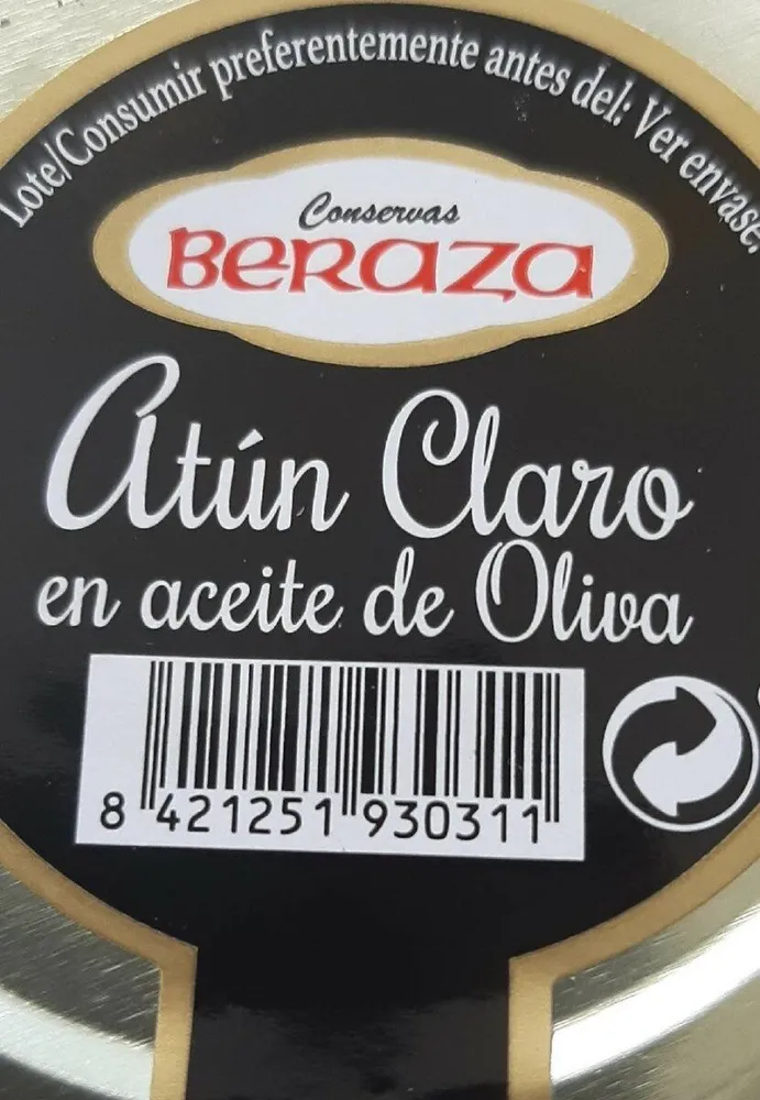 Atún claro en aceite de oliva