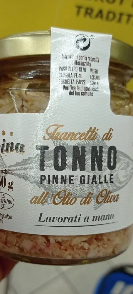 Straccetti di tonno pinne gialle