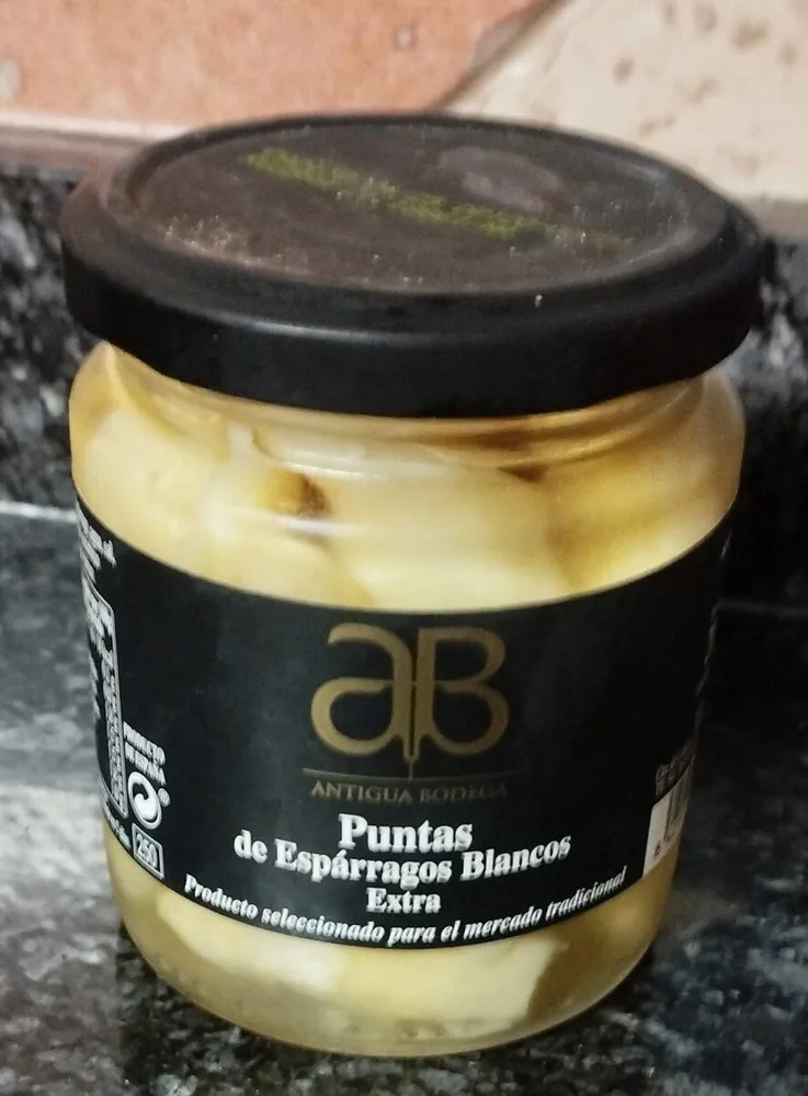 Puntas de espárragos blancos extra