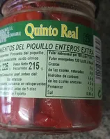Pimiento entero piquillo extra