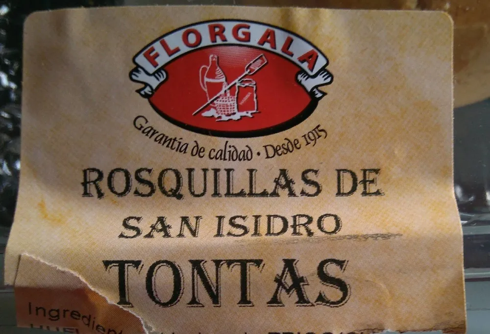 Rosquillas de San Isidro Tontas