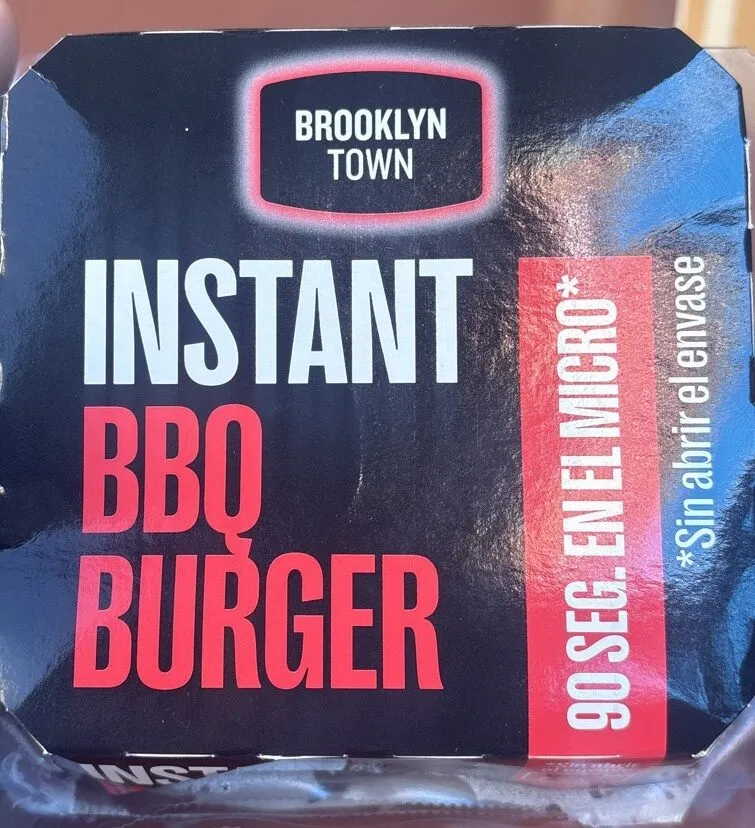 Instant BBQ Burger