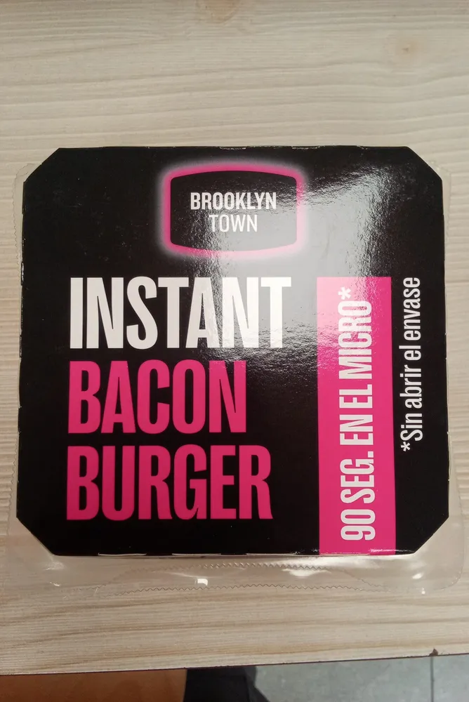 instant Bacon Burger