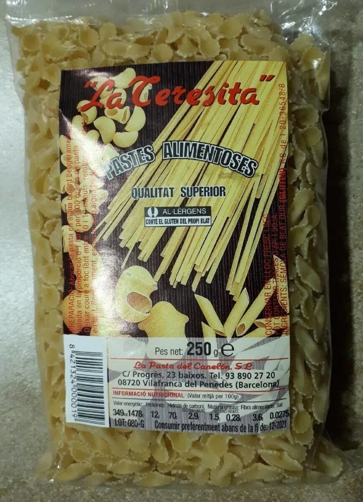 Pastes alimentoses
