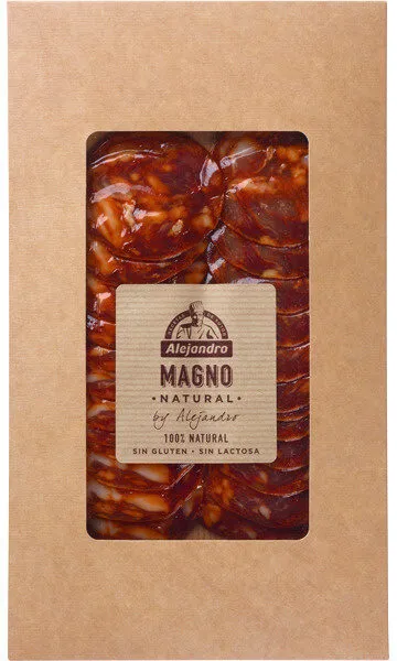 Chorizo magno natural lonchas sin gluten sin lactosa