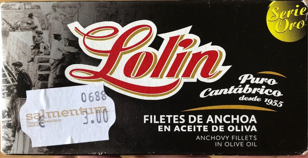 Filetes de anchoa en aceite de oliva