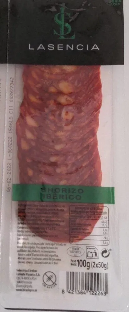 Lasencia chorizo ibérico