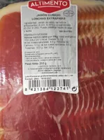Jamón curado lonchas extrafinas
