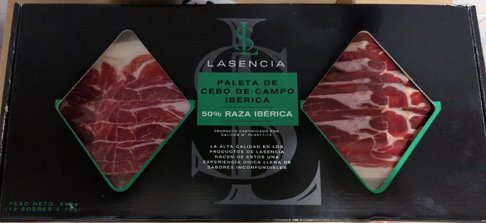 Paleta de cebo de campo ibérica