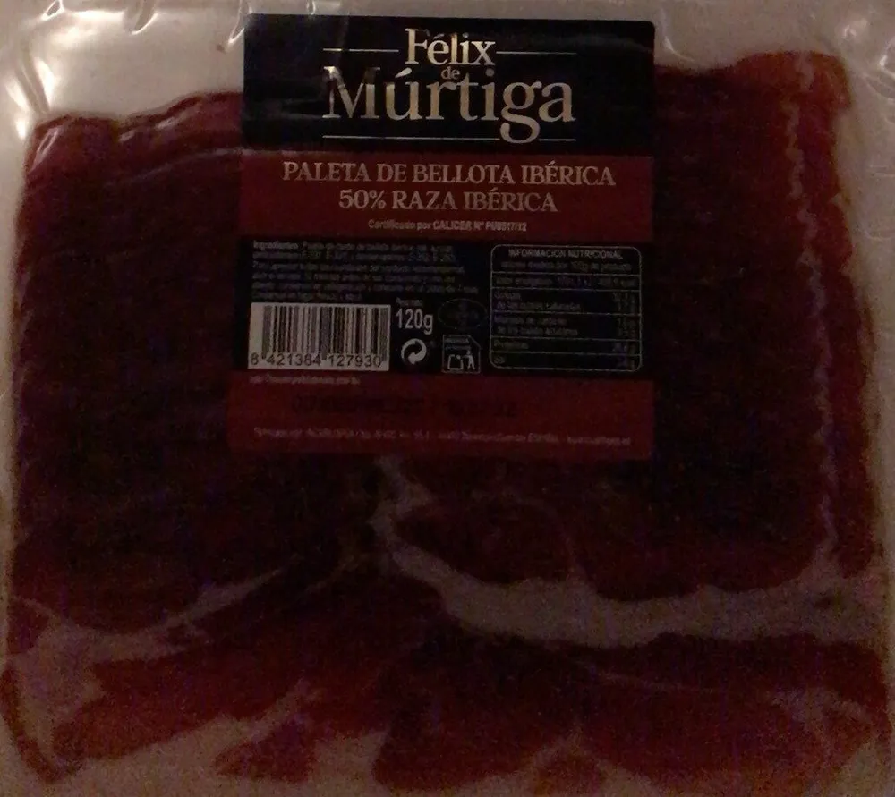 Paleta de bellota iberica 50% raza iberica