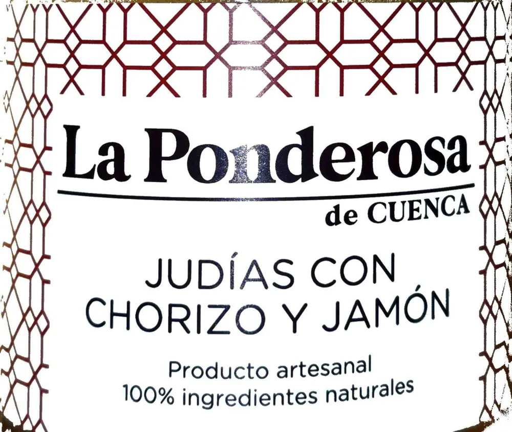 Judías con Chorizo y Jamón