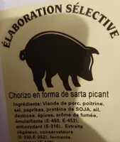 Chorizo en forma de sarta picant
