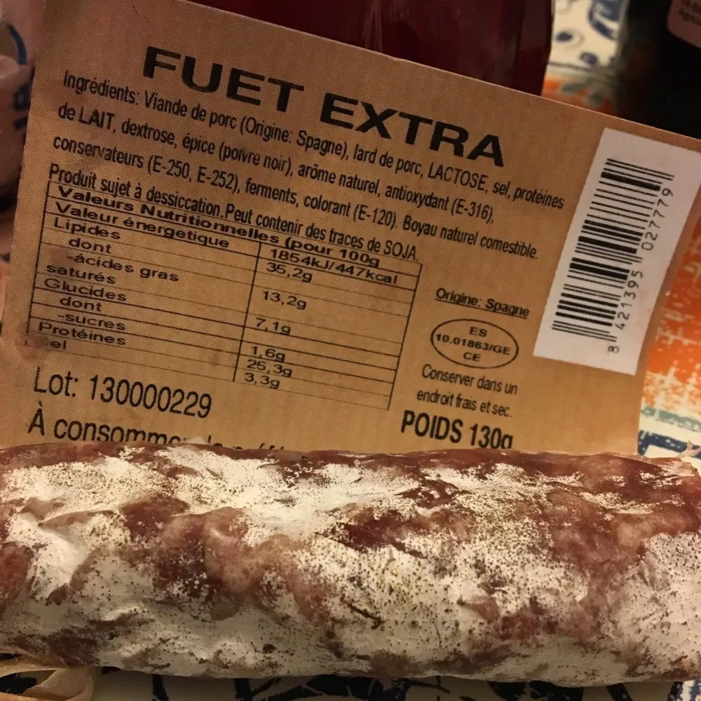 Saucisson Fuet Extra
