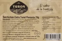Salchichón extra tunel pimienta
