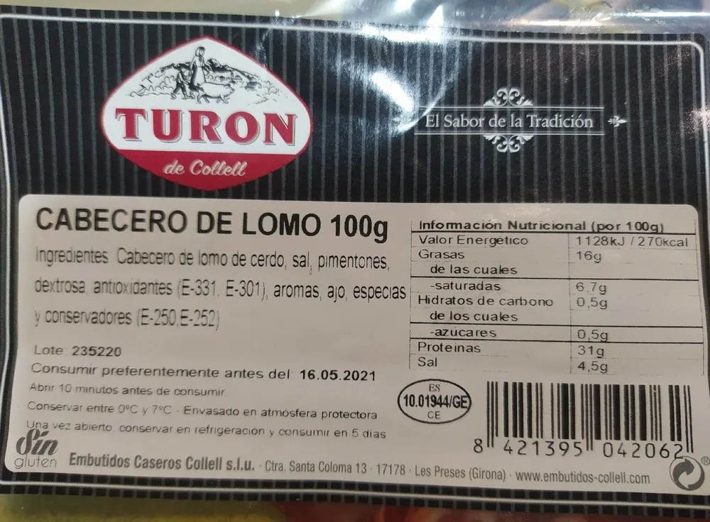 CABECERO DE LOMO