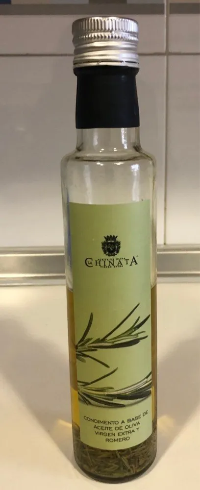 Condimento a base de aceite de oliva virgen extra y romero