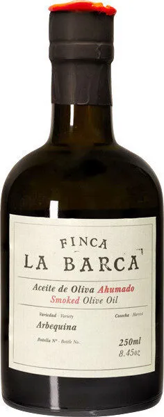 Aceite de oliva ahumado variedad arbequina