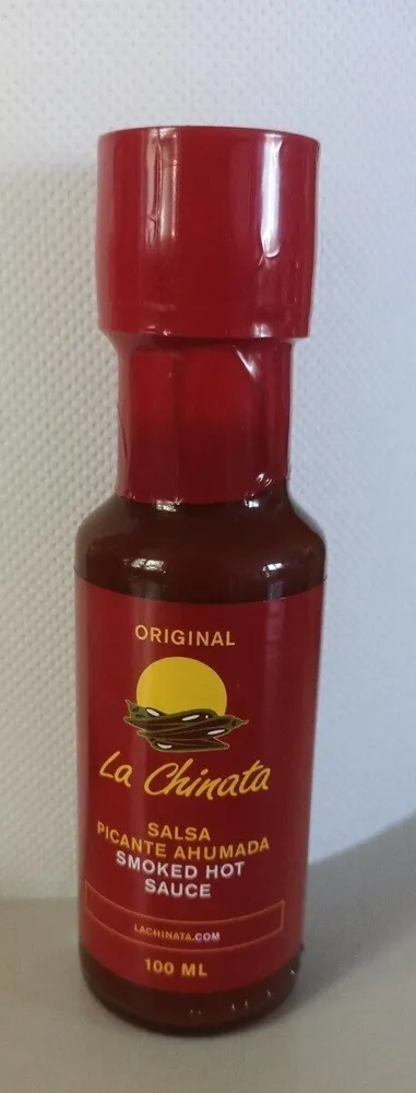 Salsa picante ahumada smoked hot sauce