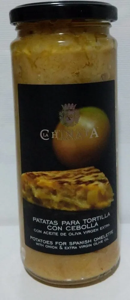 Patatas para tortilla con cebolla