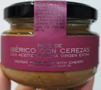 Paté de ibérico con cerezas