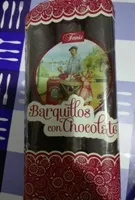Barquillos con chocolate